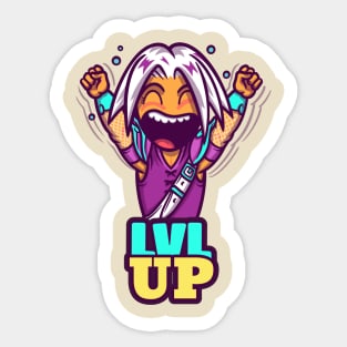 RPG Player LVL UP Sticker